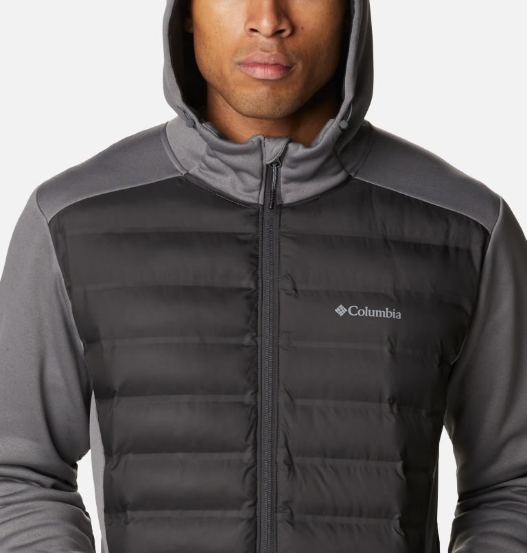 Men's Columbia Out-Shield Full Zip Hoodie Insulated Jackets Grey | CA-U6L85