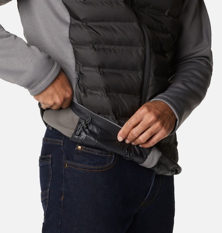 Men's Columbia Out-Shield Full Zip Hoodie Insulated Jackets Grey | CA-U6L85