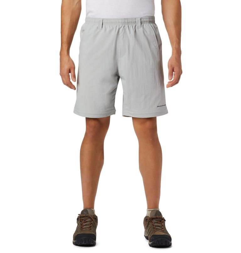Men's Columbia PFG Backcast Convertible Pants Light Grey | CA-G146L