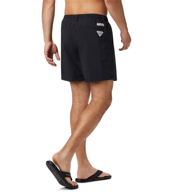 Men's Columbia PFG Backcast III Water Shorts Black | CA-BL531