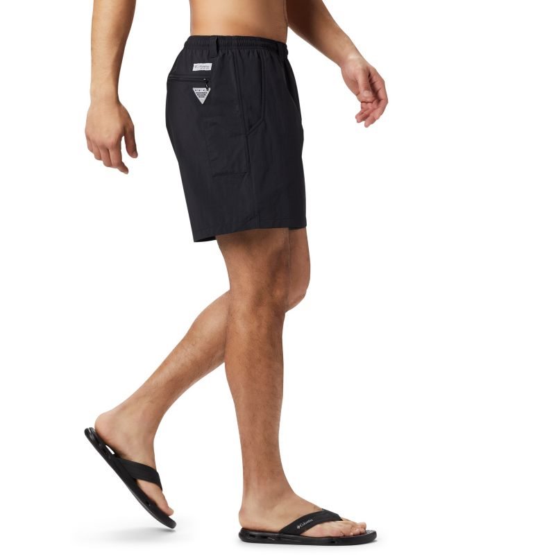 Men's Columbia PFG Backcast III Water Shorts Black | CA-BL531