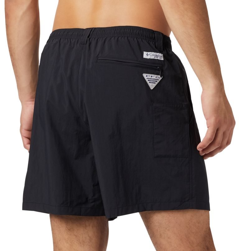 Men's Columbia PFG Backcast III Water Shorts Black | CA-BL531