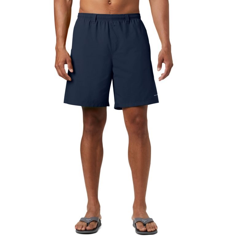 Men\'s Columbia PFG Backcast III Water Shorts Navy | CA-EL584