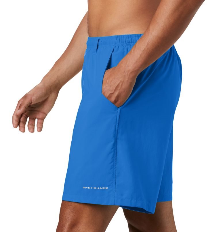 Men's Columbia PFG Backcast III Water Shorts Blue | CA-L1C3L