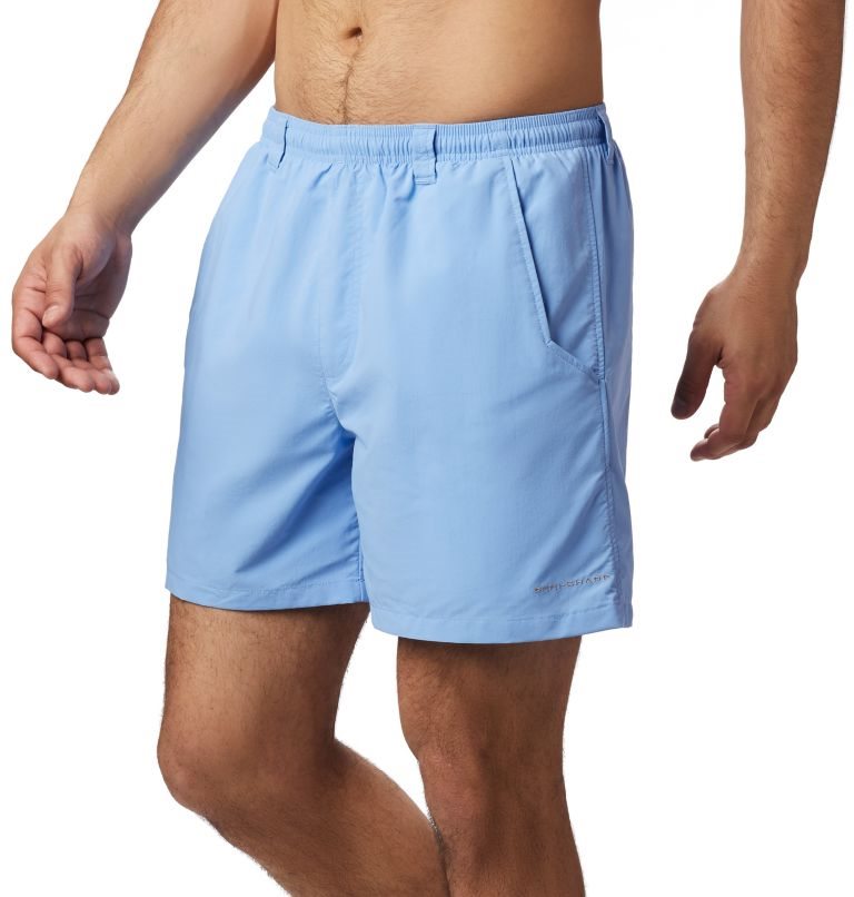 Men's Columbia PFG Backcast III Water Shorts Light Blue | CA-O4865