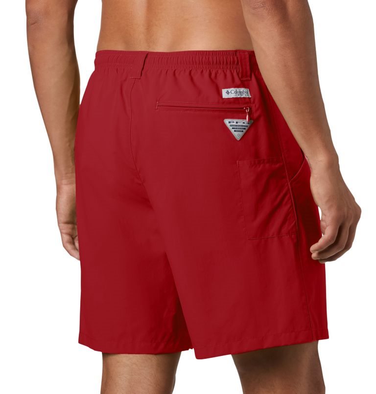 Men's Columbia PFG Backcast III Water Shorts Red | CA-PLC18