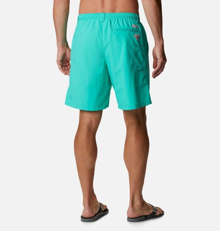 Men's Columbia PFG Backcast III Water Shorts Turquoise | CA-X0845