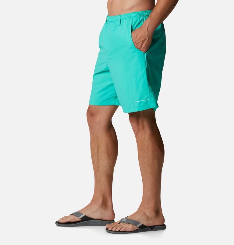 Men's Columbia PFG Backcast III Water Shorts Turquoise | CA-X0845