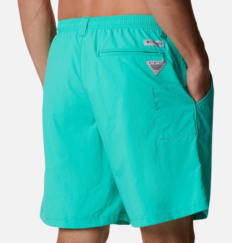 Men's Columbia PFG Backcast III Water Shorts Turquoise | CA-X0845
