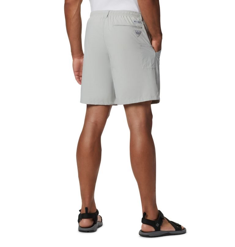 Men's Columbia PFG Backcast III Water Shorts Light Grey | CA-X5CL3