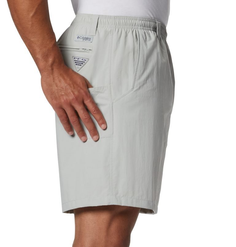 Men's Columbia PFG Backcast III Water Shorts Light Grey | CA-X5CL3