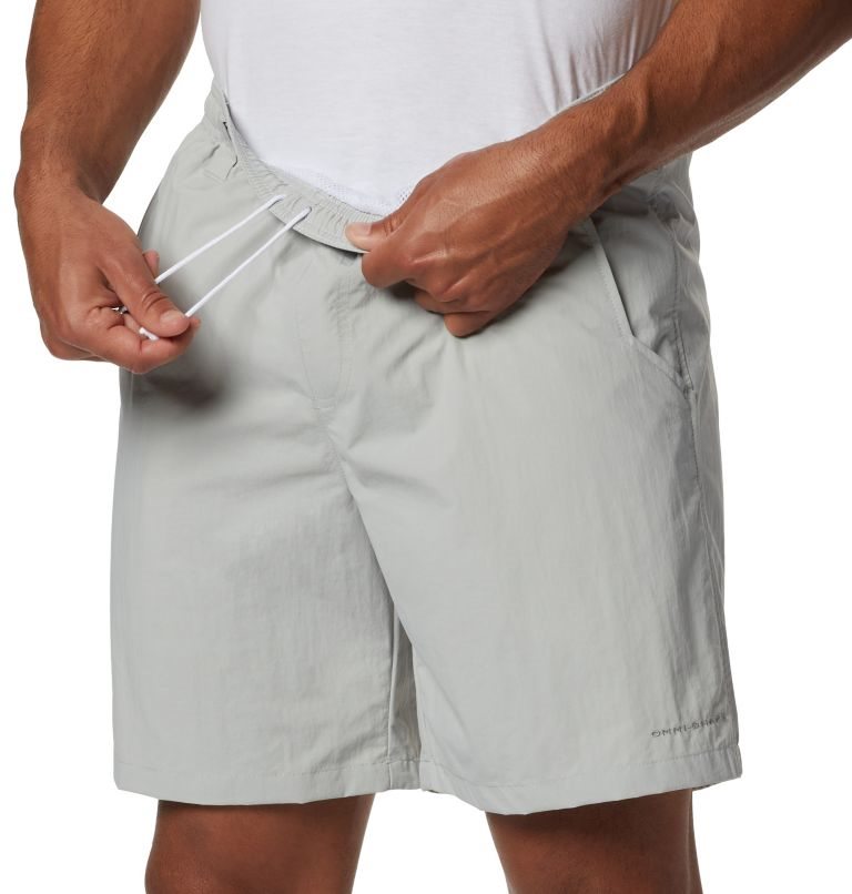 Men's Columbia PFG Backcast III Water Shorts Light Grey | CA-X5CL3