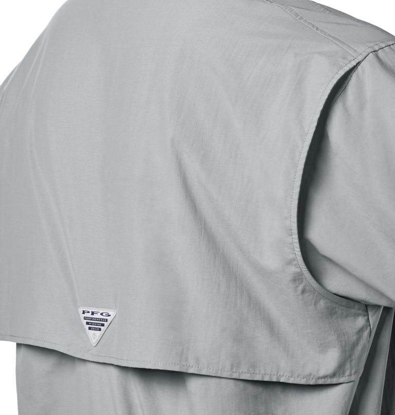 Men's Columbia PFG Bahama II Short Sleeve Shirts Light Grey | CA-N0156