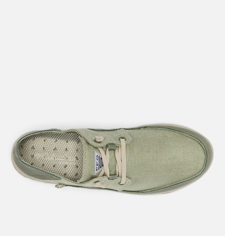 Men's Columbia PFG Bahama Vent Loco Relaxed III Boat Shoes Olive | CA-L340C