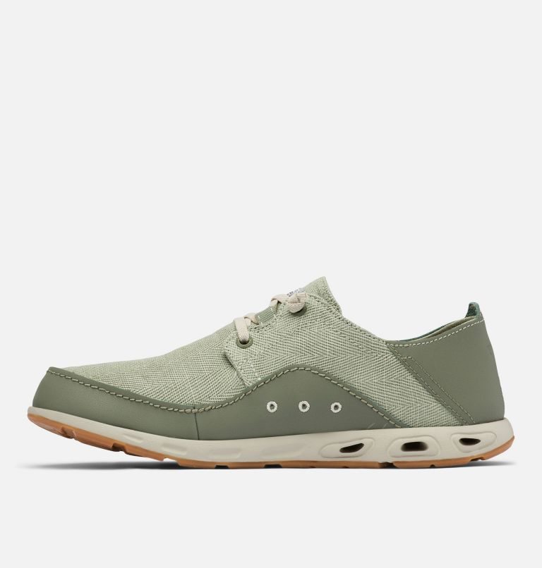 Men's Columbia PFG Bahama Vent Loco Relaxed III Boat Shoes Olive | CA-L340C