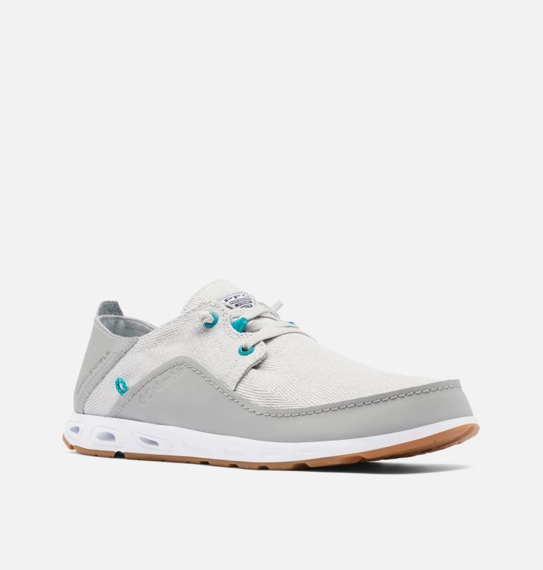 Men's Columbia PFG Bahama Vent Loco Relaxed III Boat Shoes Light Grey | CA-Z65C4