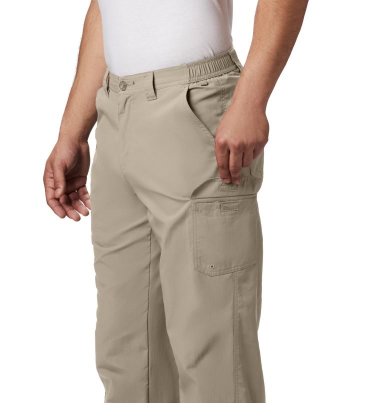 Men's Columbia PFG Blood 'N Guts Pants Khaki | CA-TC3A8
