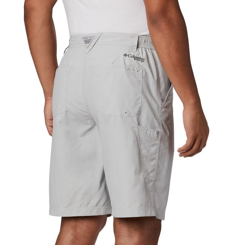 Men's Columbia PFG Blood 'N Guts Shorts Light Grey | CA-D8C01