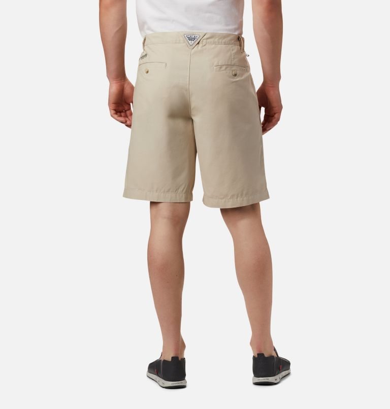 Men's Columbia PFG Bonehead II Shorts Khaki | CA-R0A18