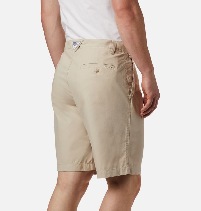 Men's Columbia PFG Bonehead II Shorts Khaki | CA-R0A18