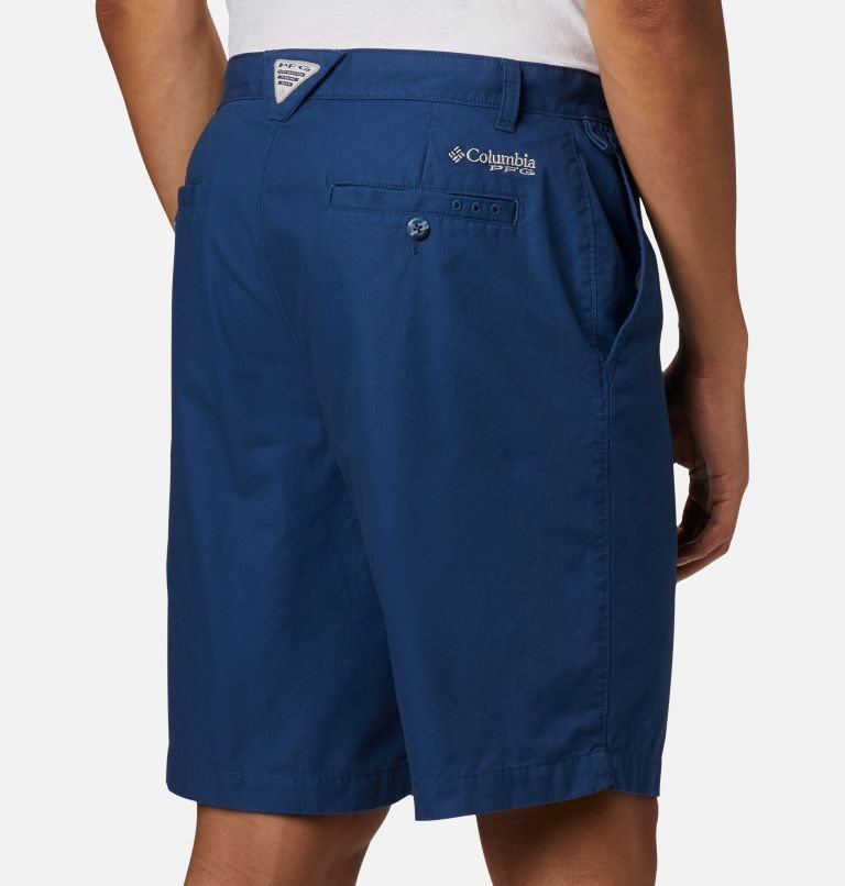 Men's Columbia PFG Bonehead II Shorts Navy | CA-H0L3C
