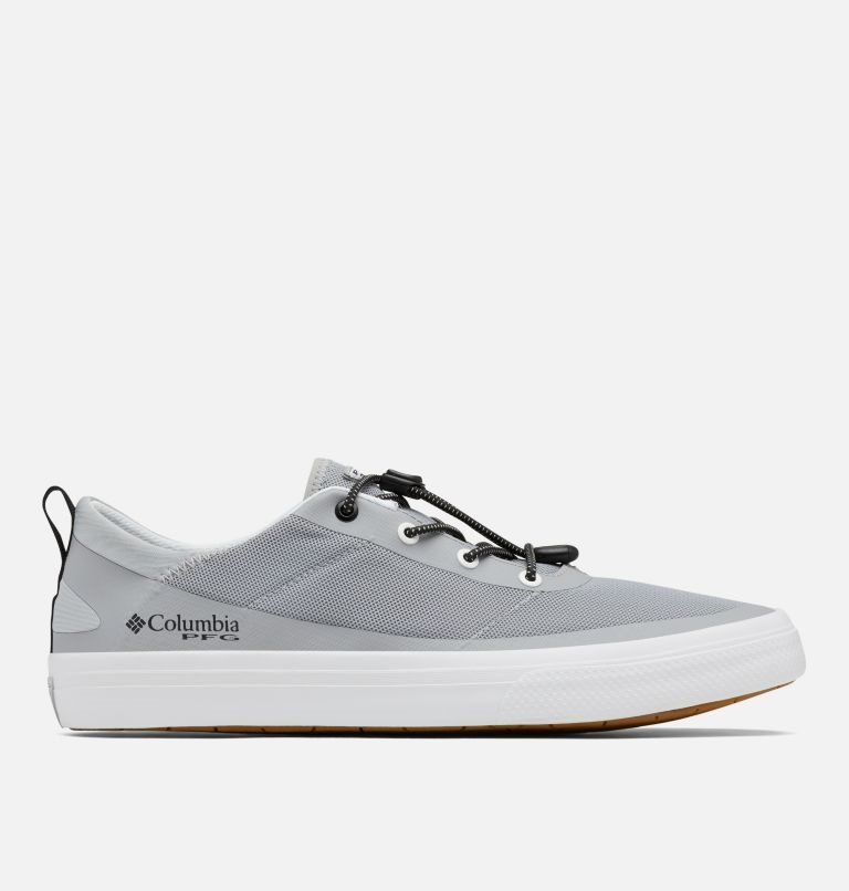 Men\'s Columbia PFG Bonehead Slip On Sneakers Light Grey | CA-BA450