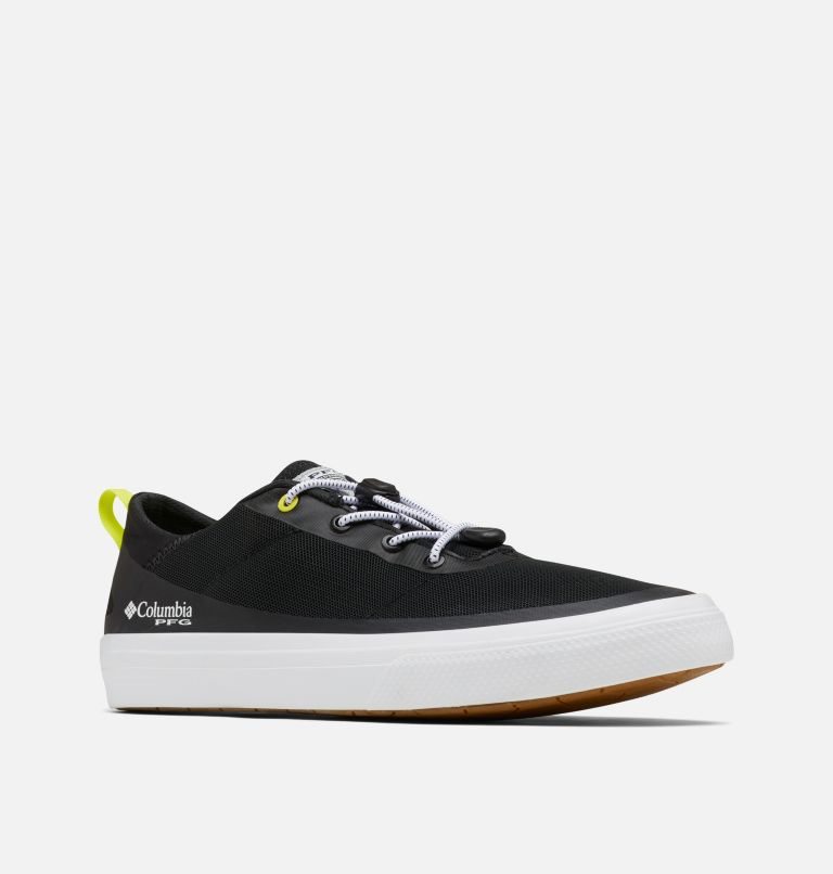 Men's Columbia PFG Bonehead Slip On Sneakers Black | CA-RC8A3