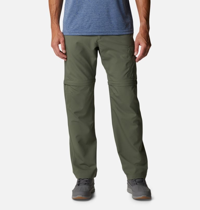 Men\'s Columbia PFG Drift Guide Convertible Pants Olive | CA-ML15A