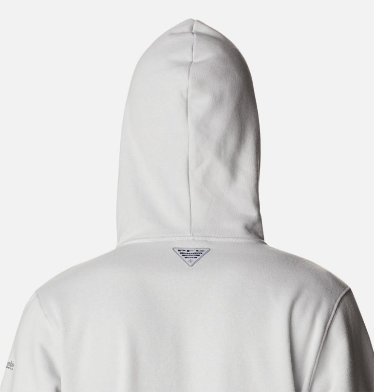 Men's Columbia PFG Fish Flag II Hoodie Light Grey | CA-G5431