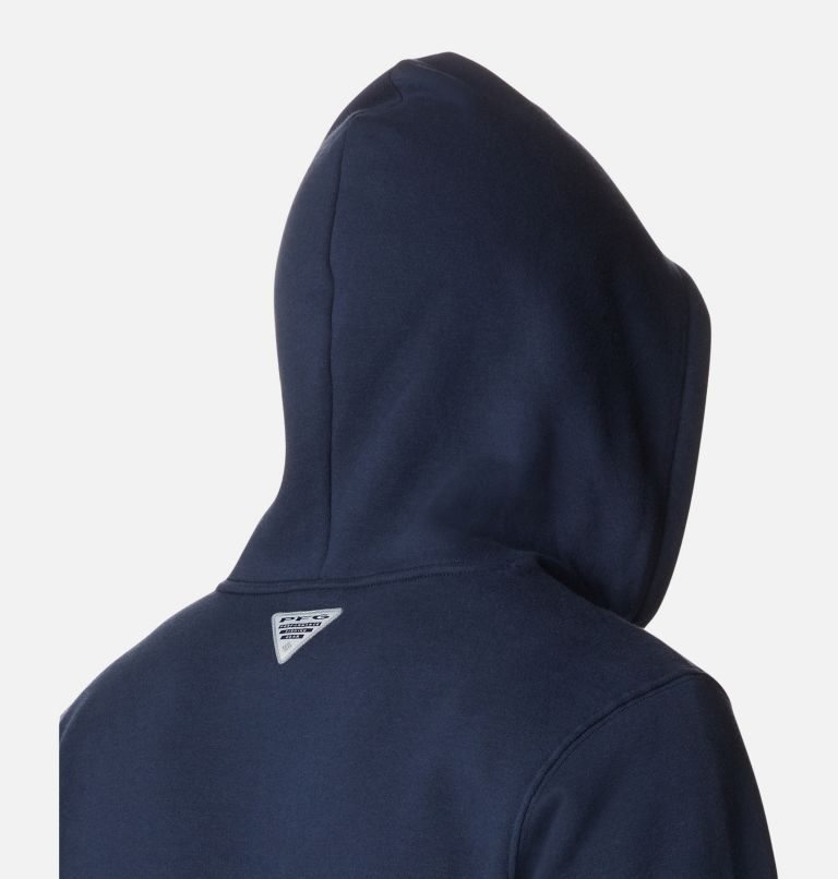 Men's Columbia PFG Fish Flag II Hoodie Navy | CA-Z5630