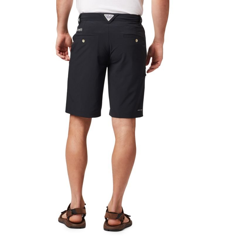 Men's Columbia PFG Grander Marlin II Offshore Shorts Black | CA-A6A15