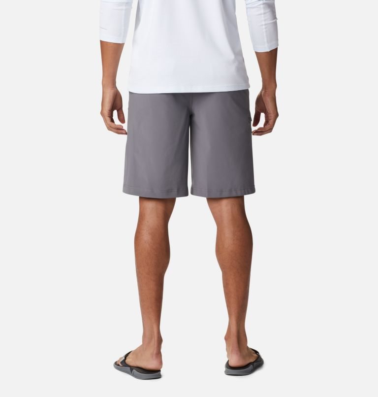 Men's Columbia PFG Grander Marlin II Offshore Shorts Grey | CA-H8L0A