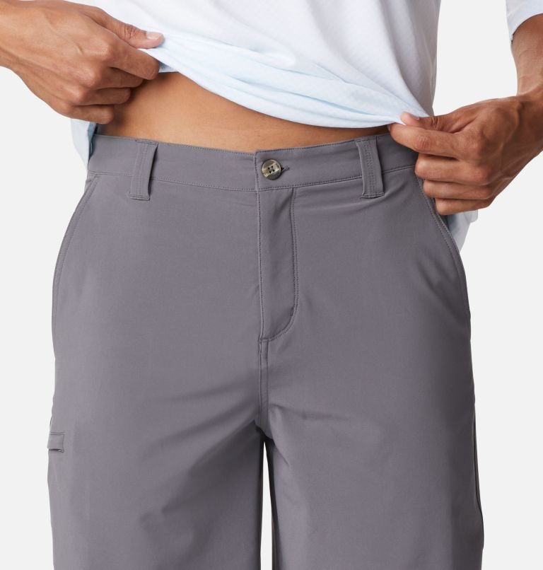 Men's Columbia PFG Grander Marlin II Offshore Shorts Grey | CA-H8L0A