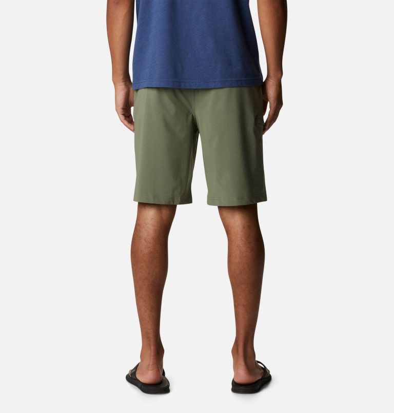 Men's Columbia PFG Grander Marlin II Offshore Shorts Olive | CA-L130L