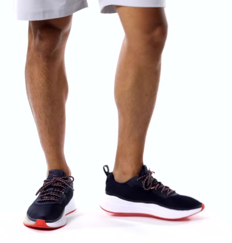 Men's Columbia PFG Low Drag Sneakers Navy | CA-GA5L4
