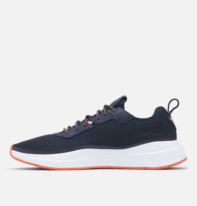 Men's Columbia PFG Low Drag Sneakers Navy | CA-GA5L4