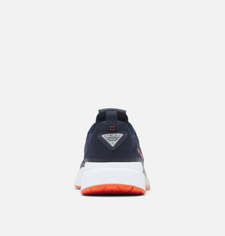 Men's Columbia PFG Low Drag Sneakers Navy | CA-GA5L4