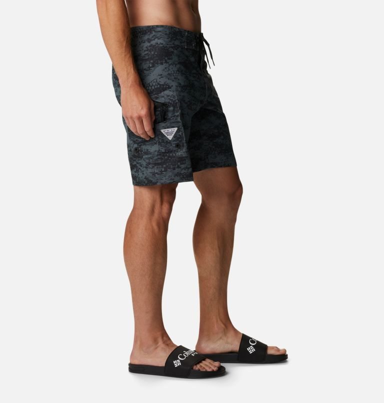 Men's Columbia PFG Offshore II Board Shorts Camo | CA-L64CA