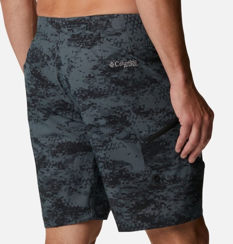 Men's Columbia PFG Offshore II Board Shorts Camo | CA-L64CA