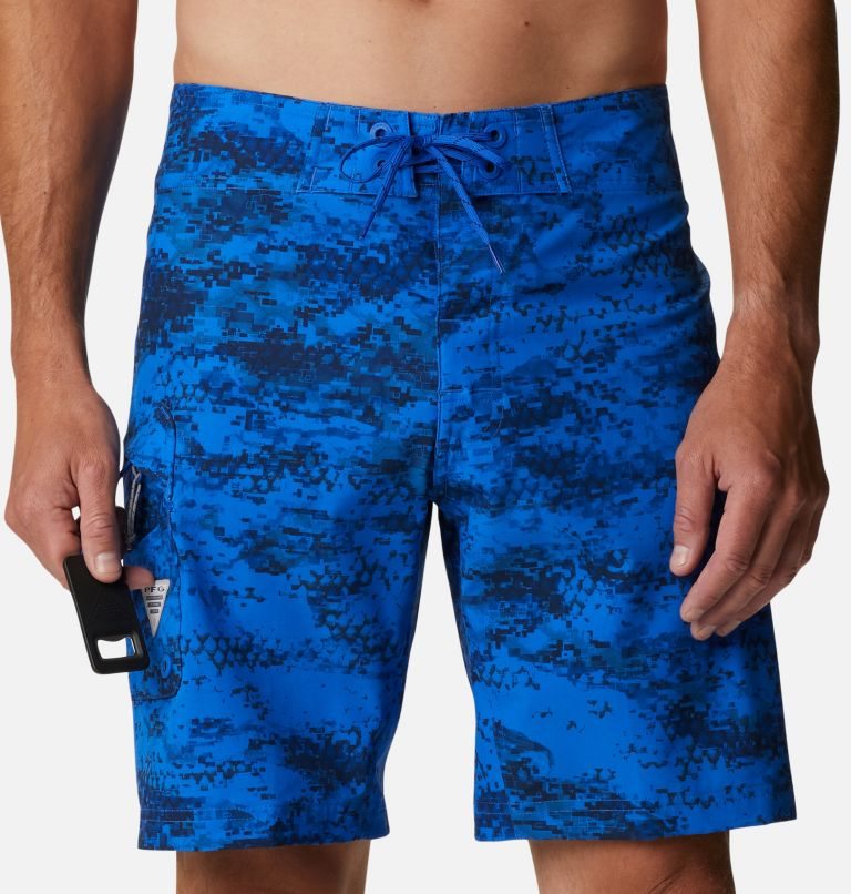 Men's Columbia PFG Offshore II Board Shorts Blue | CA-Q508L