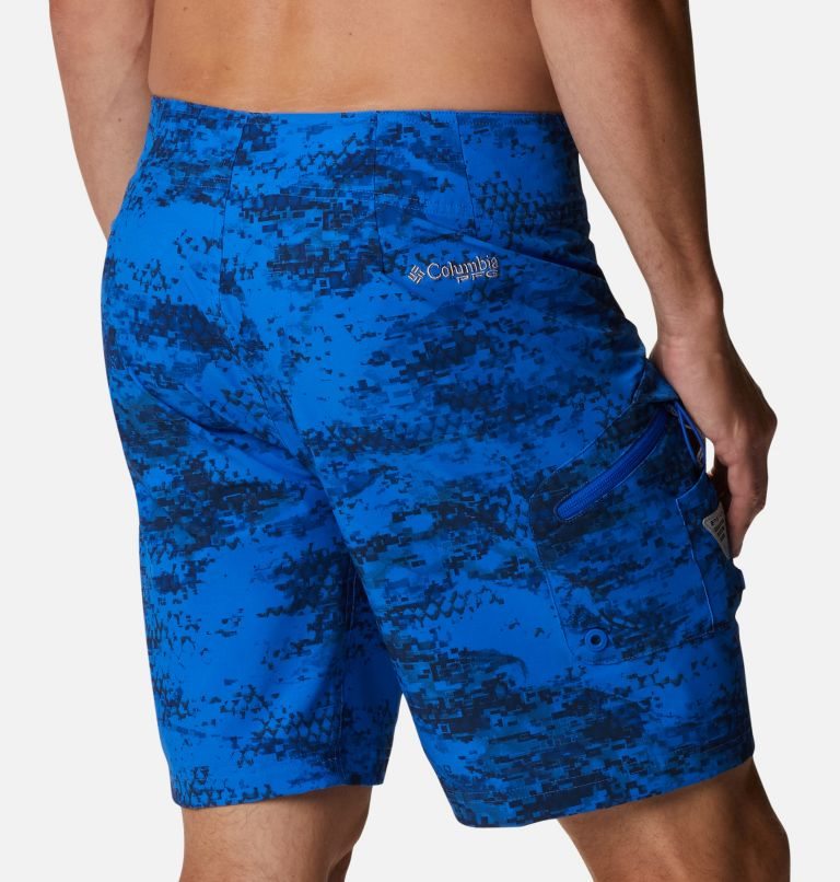 Men's Columbia PFG Offshore II Board Shorts Blue | CA-Q508L