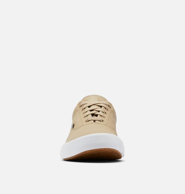 Men's Columbia PFG Slack Tide Lace Dockside Slip On Sneakers Beige | CA-D04A3