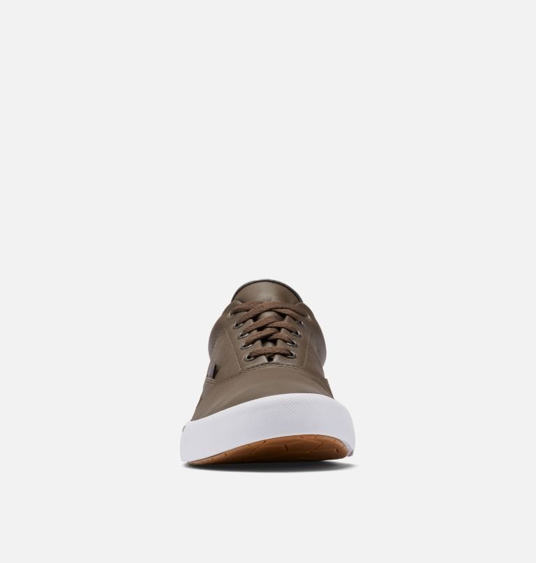 Men's Columbia PFG Slack Tide Lace Dockside Slip On Sneakers Chocolate | CA-T4513