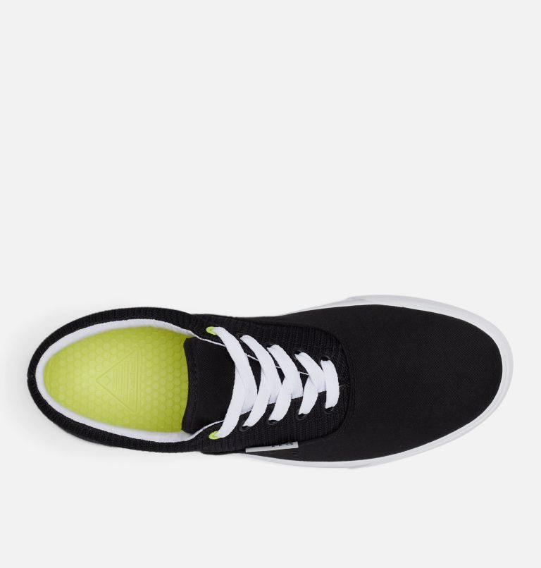 Men's Columbia PFG Slack Tide Lace Slip On Sneakers Black | CA-T8C6L