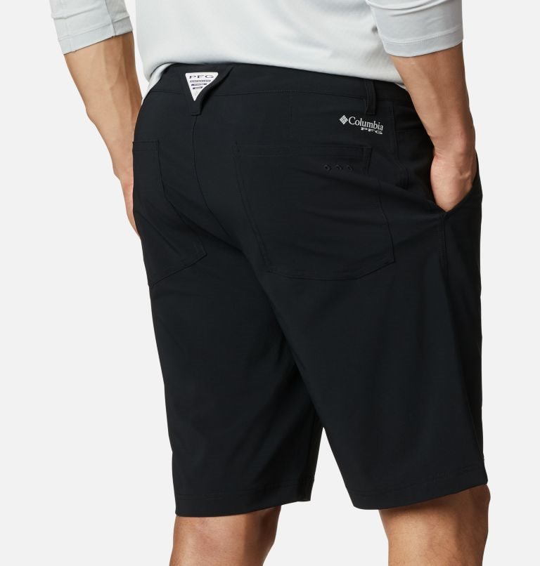 Men's Columbia PFG Slack Tide Shorts Black | CA-C56CA