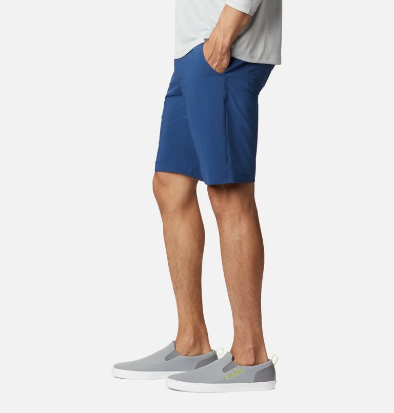 Men's Columbia PFG Slack Tide Shorts Blue | CA-BL8A5