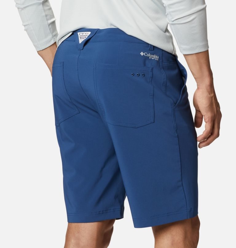 Men's Columbia PFG Slack Tide Shorts Blue | CA-BL8A5