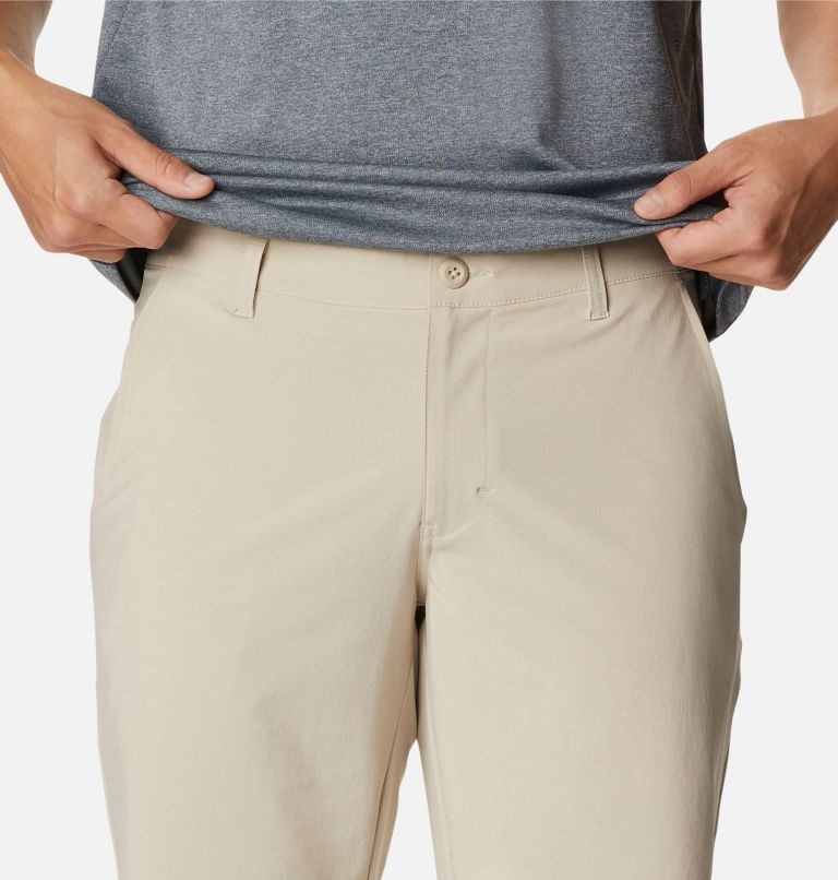 Men's Columbia PFG Slack Tide Shorts Khaki | CA-U1A5C