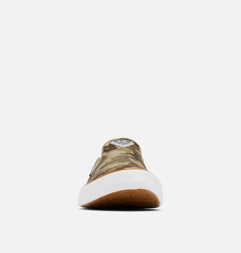 Men's Columbia PFG Slack Tide Slip On Sneakers Camo | CA-A43A5