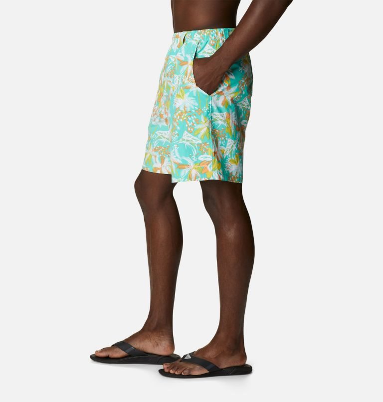Men's Columbia PFG Super Backcast Water Shorts Flower | CA-LLA34
